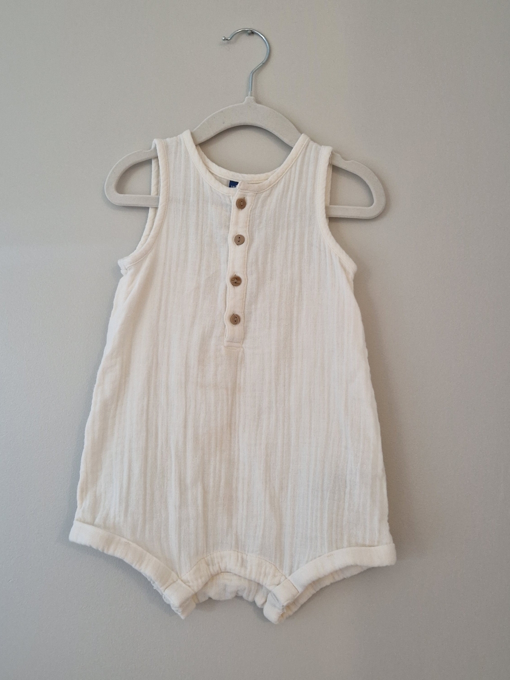 Old Navy White Baby One-piece